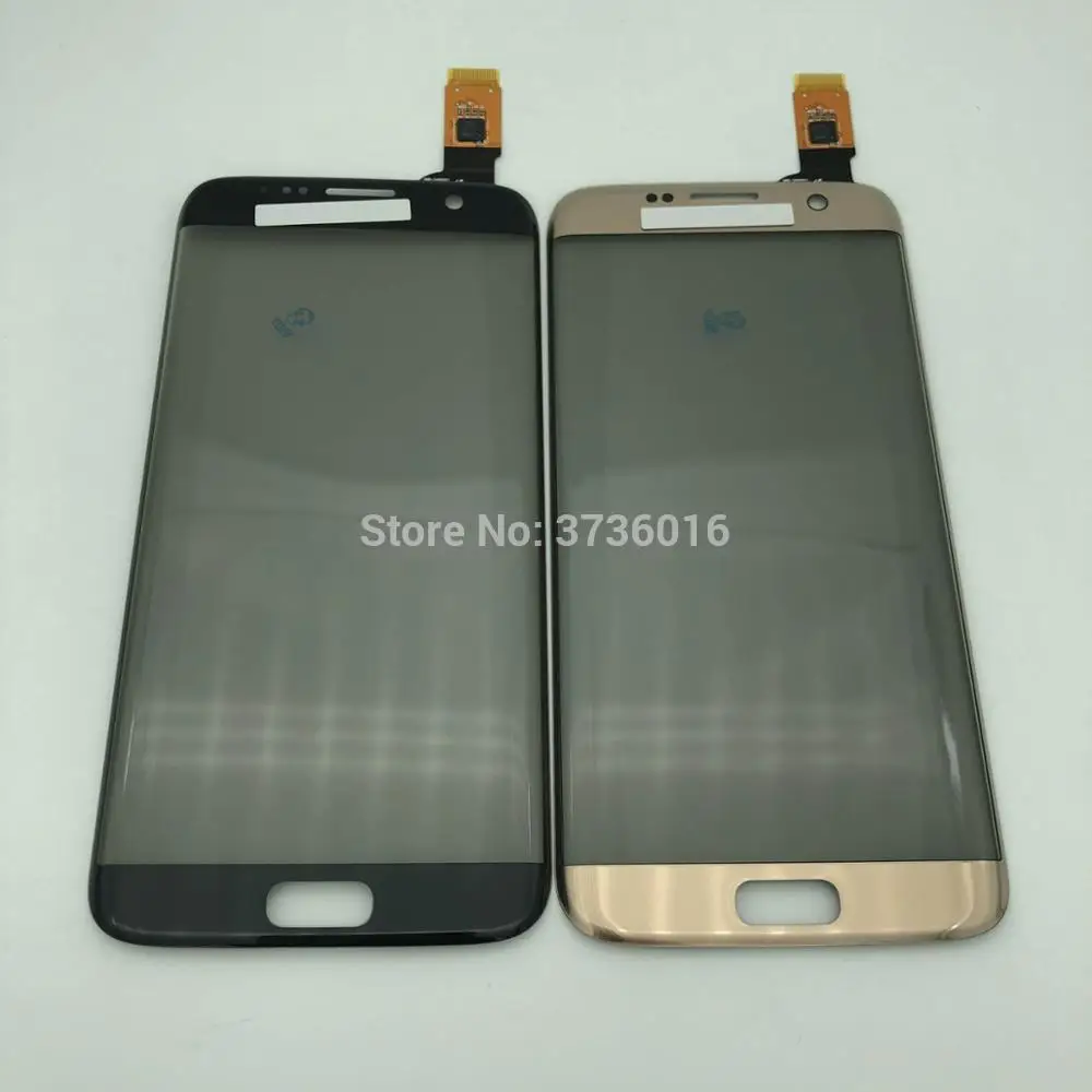 Стекло с сенсорной панелью экран дигитайзером для samsung S7 edge стеклянный датчик