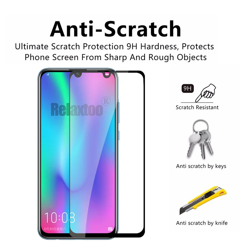 Защитное стекло для huawei hoinor 10 lite закаленное honor Защитная пленка экрана|Защитные