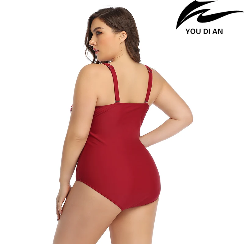 Сексуальный купальник цельный 2020 женские купальники большого размера плюс