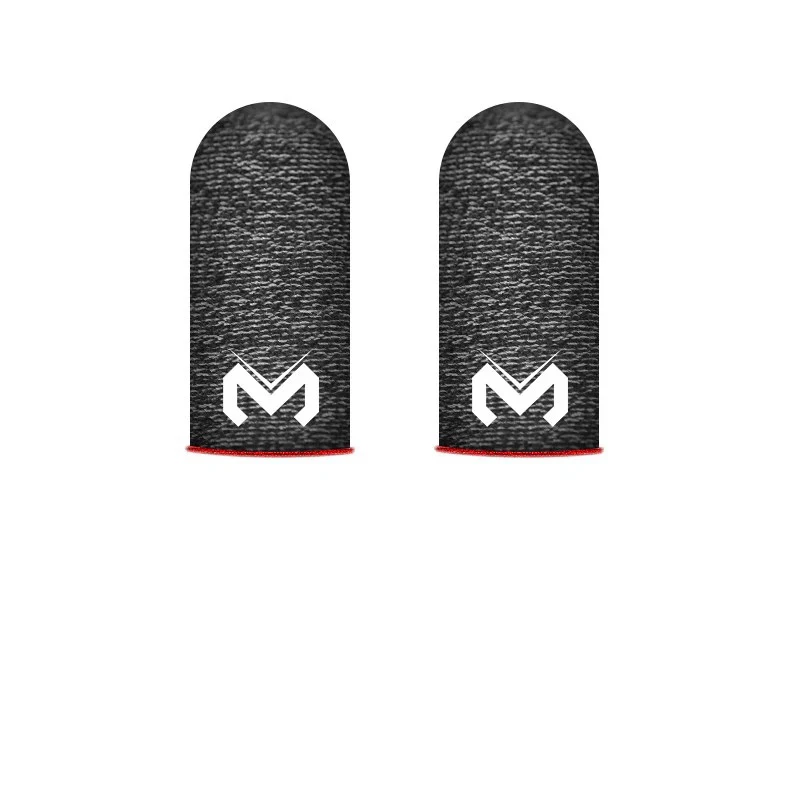 

2 Pair 1 Pair Carbon Fiber Finger Sleeve Fingertips for Pubg Mobile Games Press Screen Finger Sleeves for Gaming