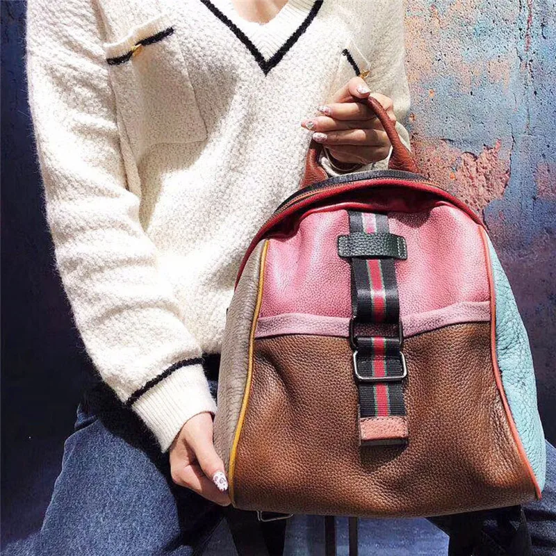 Сумка на плечо Nesitu из натуральной кожи цвета выбор|Женские рюкзаки| |