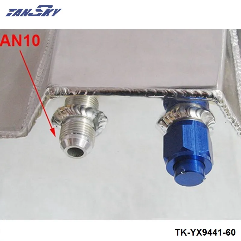 60л полированный алюминиевый гоночный/дрейф/уличный топливный бак + уровень