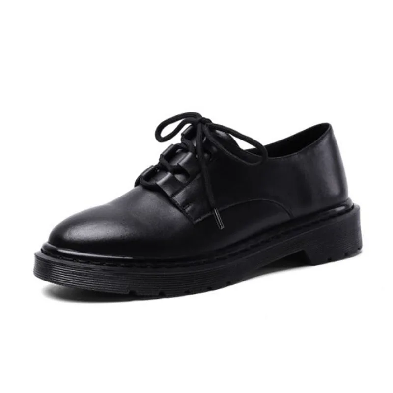 Туфли-лодочки женские из натуральной кожи с круглым носком размеры 34-40 | Обувь