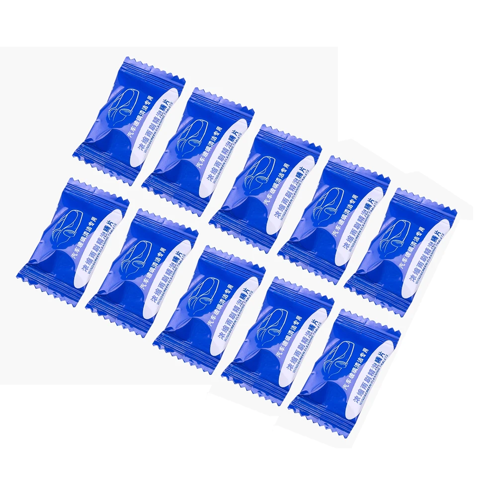 Очиститель лобового стекла автомобиля 10 шт. твердый очиститель тонкая семинома