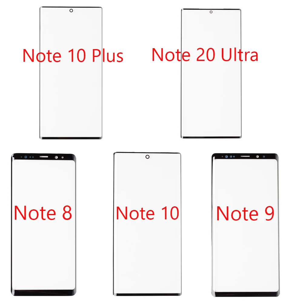 Touch Screen For Samsung Galaxy Note 8 9 10 Plus 20 Front Glass Panel TouchScreen LCD Outer Display Lens | Мобильные телефоны и