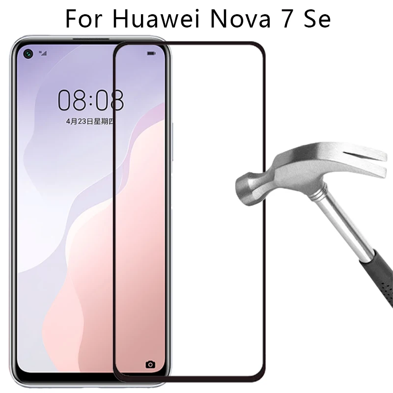

protective glass for huawei nova 7 se screen protector tempered glas on nova7se 7se safety film huwei hawei huawey huawi huawe