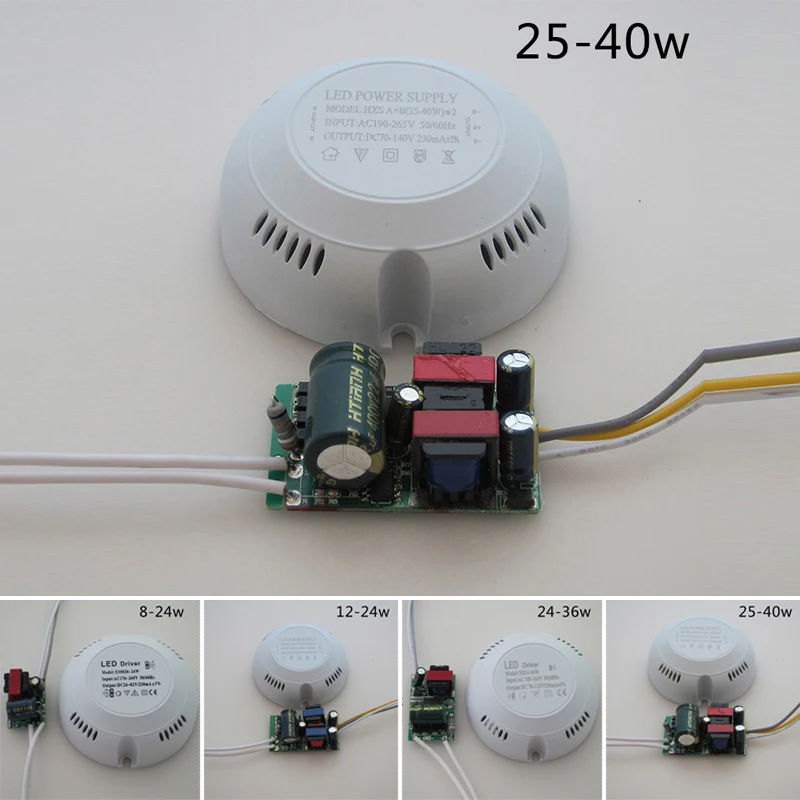 

NEW Ac 176-265v 8-40w Led Driver Power Supply Fit For Home Ceiling Lamp UK