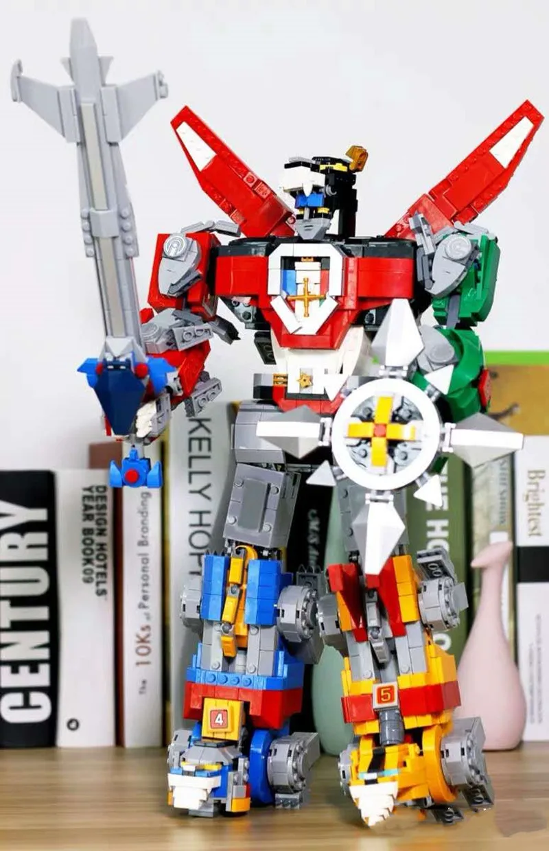 2020 новый король зверей с подставкой идеи серии Voltron Defender of The Universe строительные