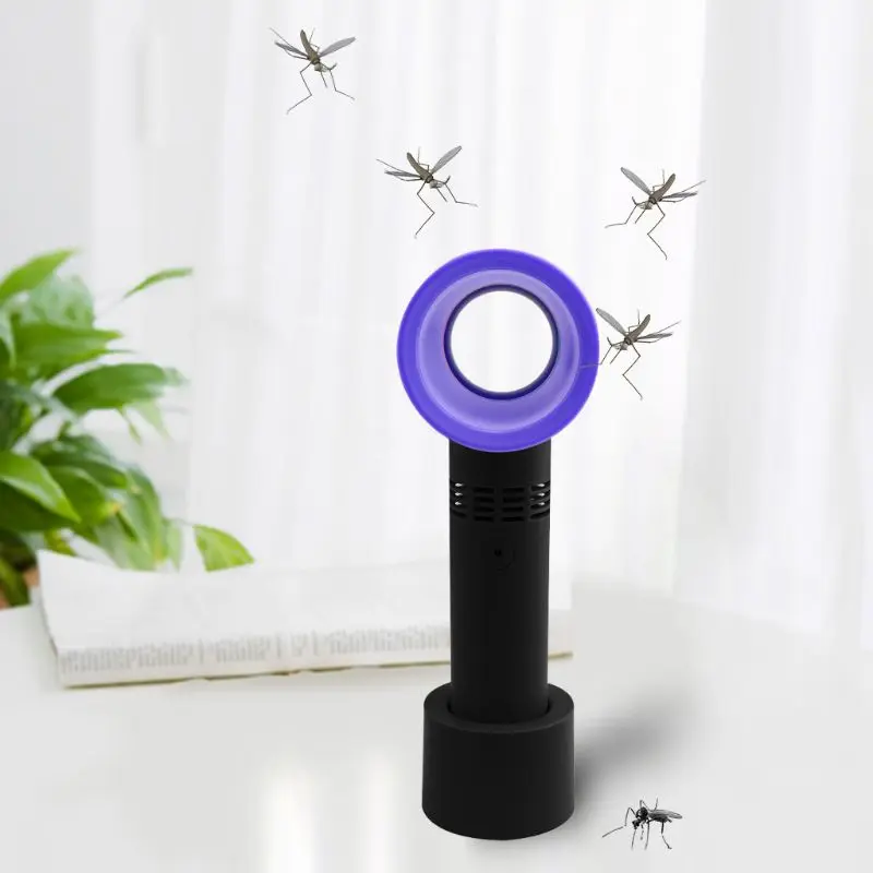 

YAM 1PC Portable Bladeless Fan 2000mA Handheld Mini Air Cooling Tools USB Rechargeable Cartoon Cooler for Indoor Outdoor