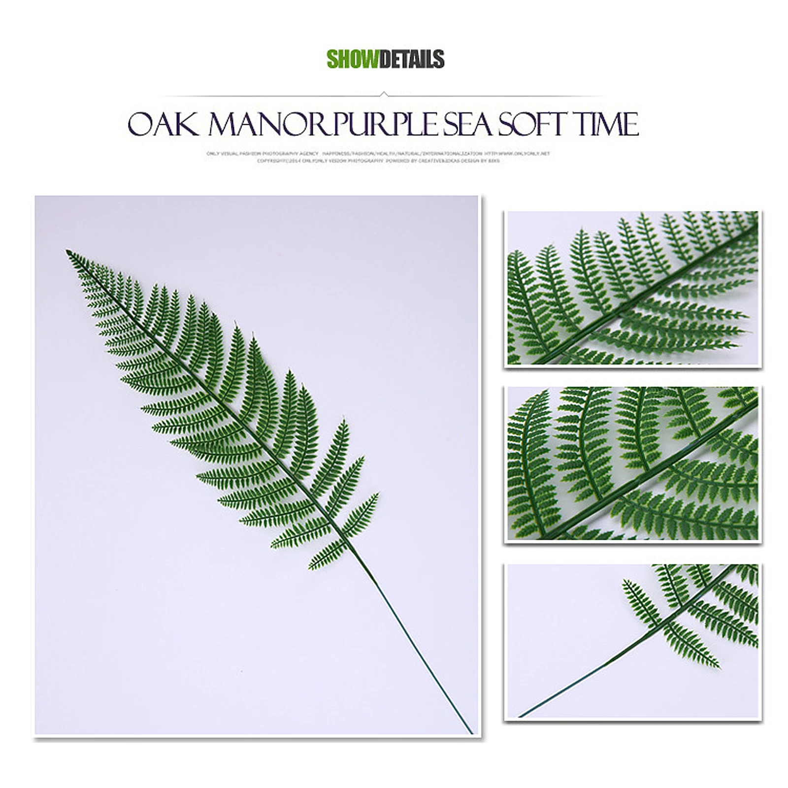 

8pcs Simulation Pine Leaves Plastic Flowers Imitation Plants Home Decor Wedding Party Props Fern Grass Leafs