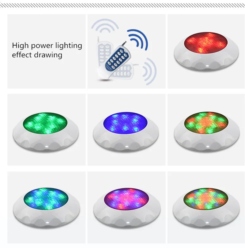 Подводный светодиодный светильник для бассейна 24 Вт 36 54 12 В освещение пруда