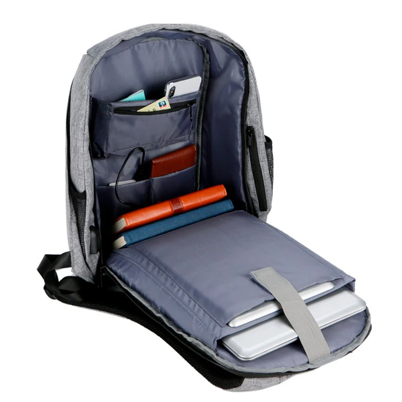 

Anti-theft Backpack Bag 15.6 Inch Laptop Men Backpack Waterproof Business USB Charger Rucksack Travel Backbag School Backpack