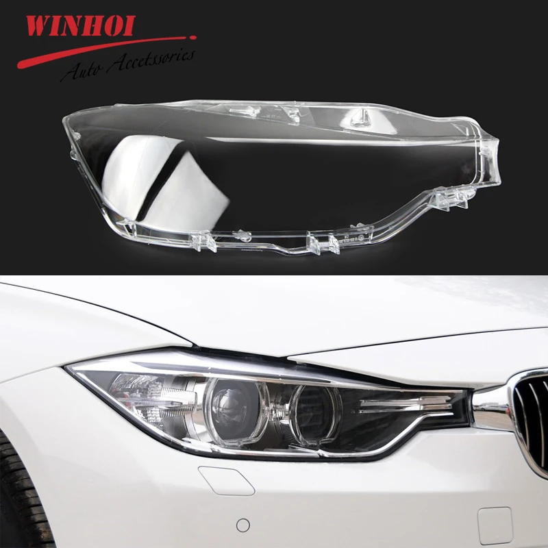 Фары для автомобиля прозрачные линзы BMW 3 серии F30 F35 2013 2015 Крышка PC левый и правый