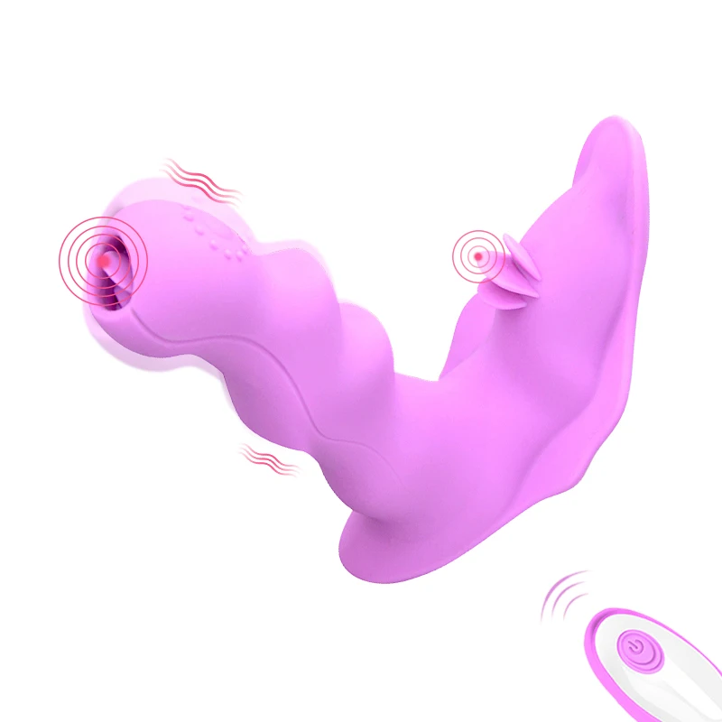 Бабочка фаллоимитатор вибратор носимый G Spot клиторальный стимулятор интимные