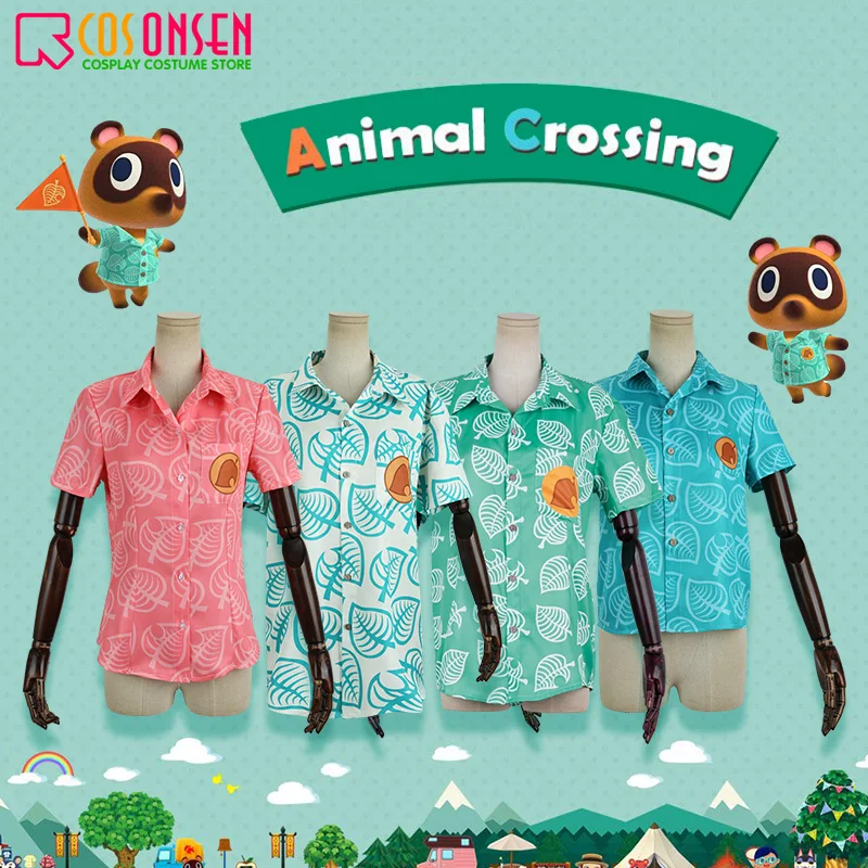 

Animal Crossing T Shirt Tom Nook Timmy and Tommy Isabelle Cosplay Shirt Costume Men Women Child Short Sleeve Tops