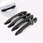 Для Hyundai Kona 2017 2018 2019 2020 углеродное волокно хромированная Автомобильная дверная ручка Чаша Крышка отделка наклейка Стайлинг Аксессуары