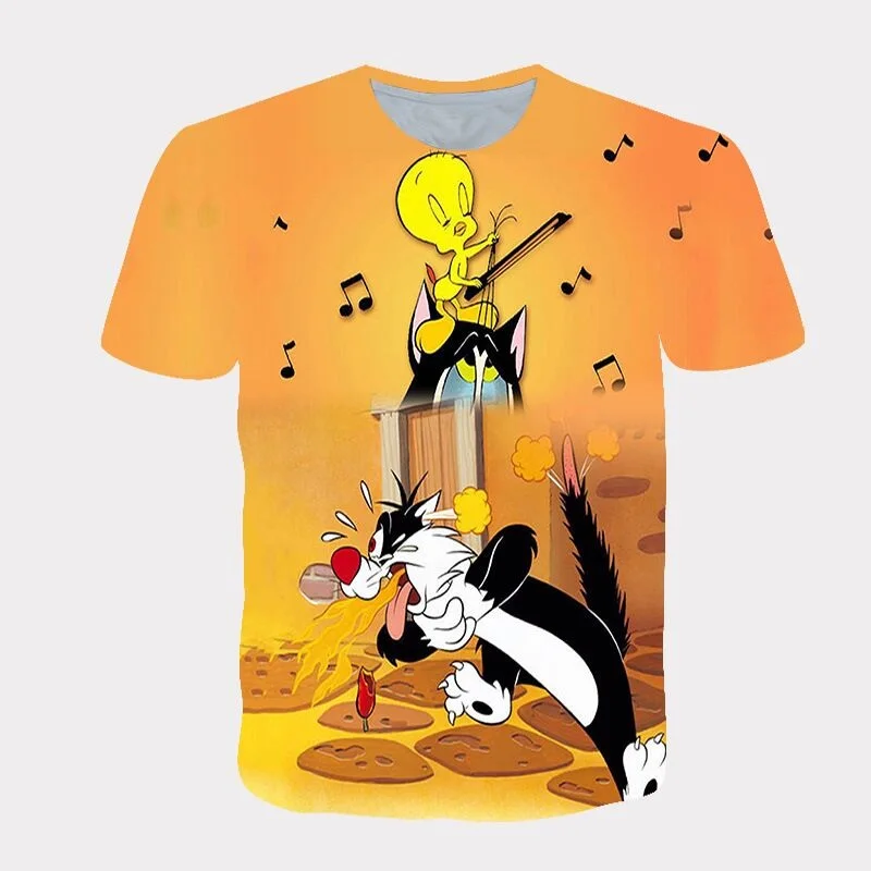 Футболка мужская с 3d-рисунком Красного кролика модная тенниска забавным