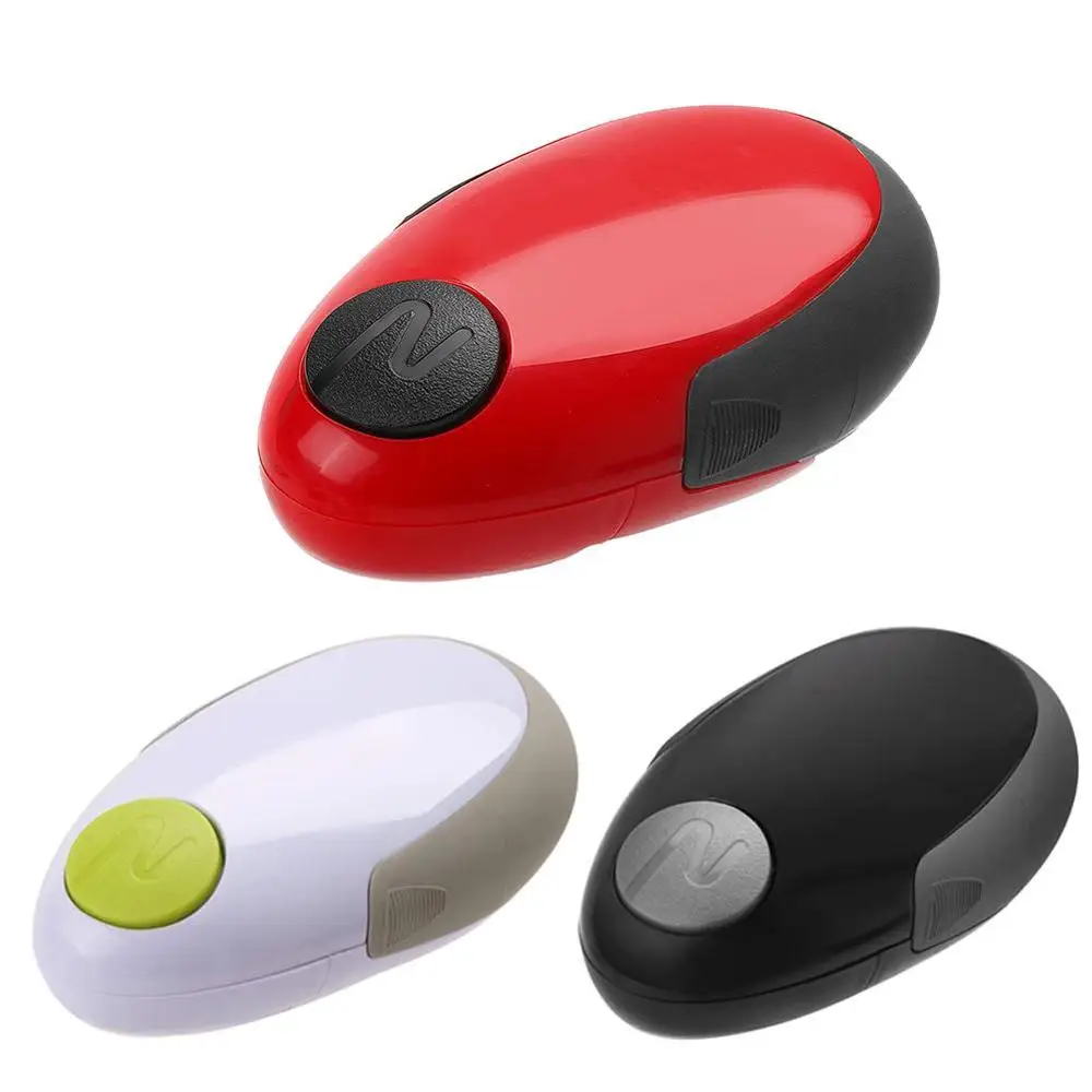 

3 Colors Automatic Electric Can Opener Beer Bottle Jar Battery Operated Handheld Can Tin Opener Bar Kitchen Tool Dropship