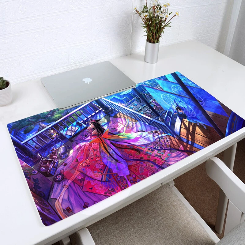 

HD Printing Anti slip Mouse Mat Large Mouse Pad 400x900x3mm Anime Girl