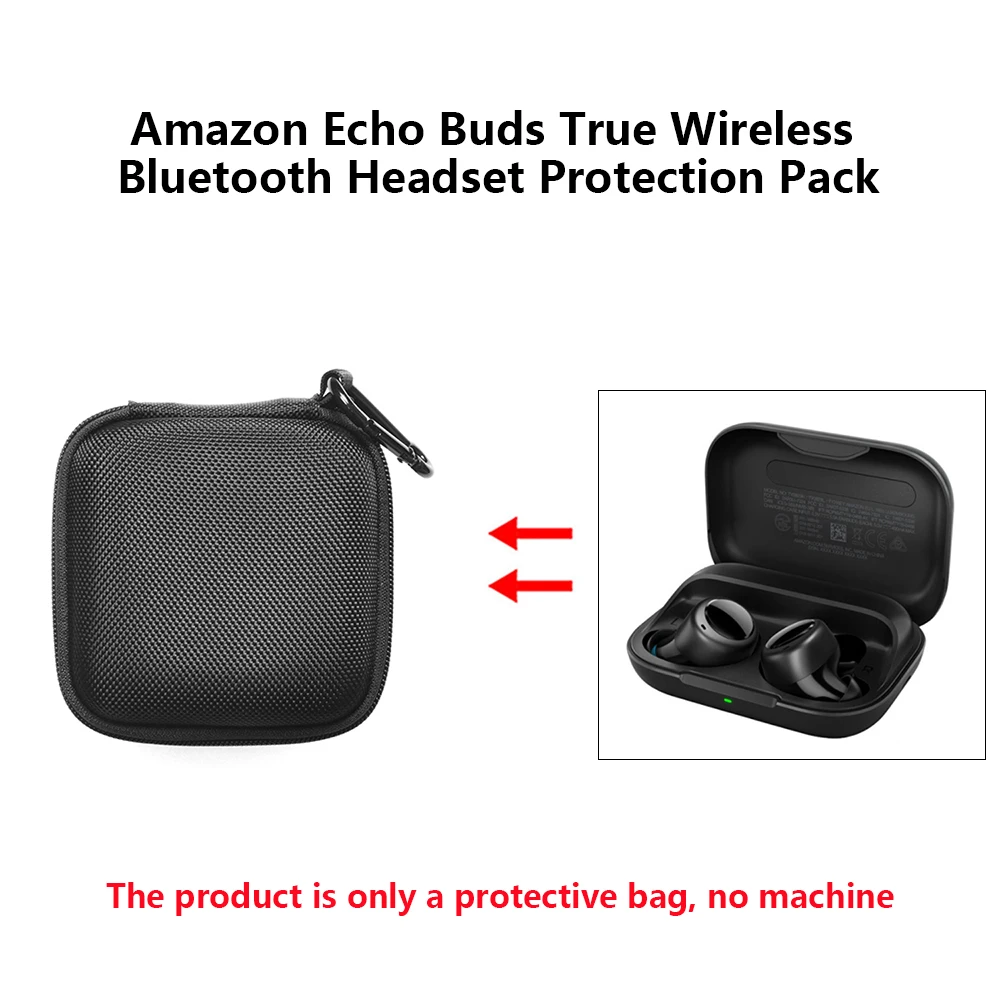 Жесткий защитный чехол для гарнитуры Amazon Echo Buds Беспроводная Bluetooth