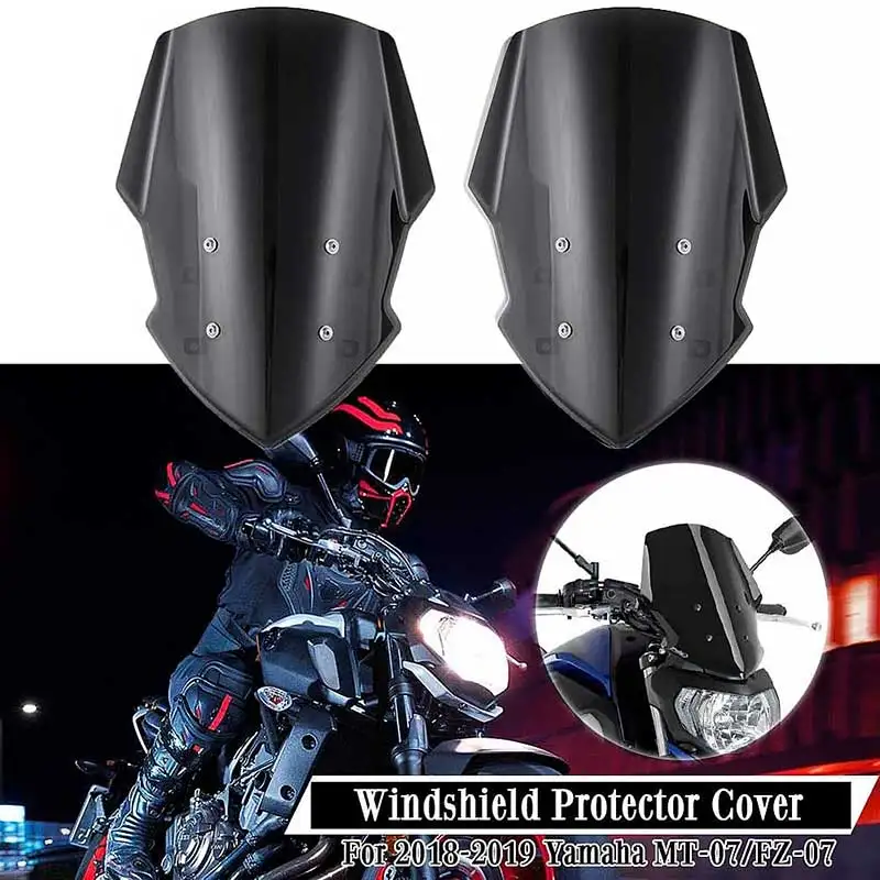 

New Motorcycle Windshield High-Density Windshield Wear-Resistant Wind Deflector Motorcycle Windshield Accessories for YAMAHA