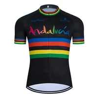 men summer andaluci cycling jersey new short sleeve cycling clothing pro team bike shirt street bike sports maillot racing tops