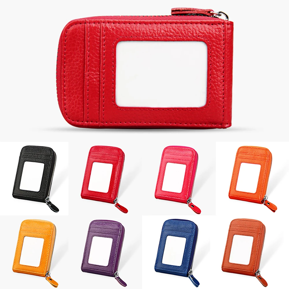 

Unisex New Fashion Korean Style Mini Leather Wallet ID Credit Cards Holder Organizer Purse