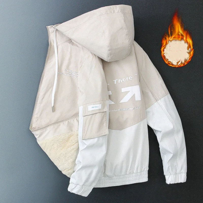 Новинка 2020 Мужское пальто на осень и зиму Паркер с большими карманами