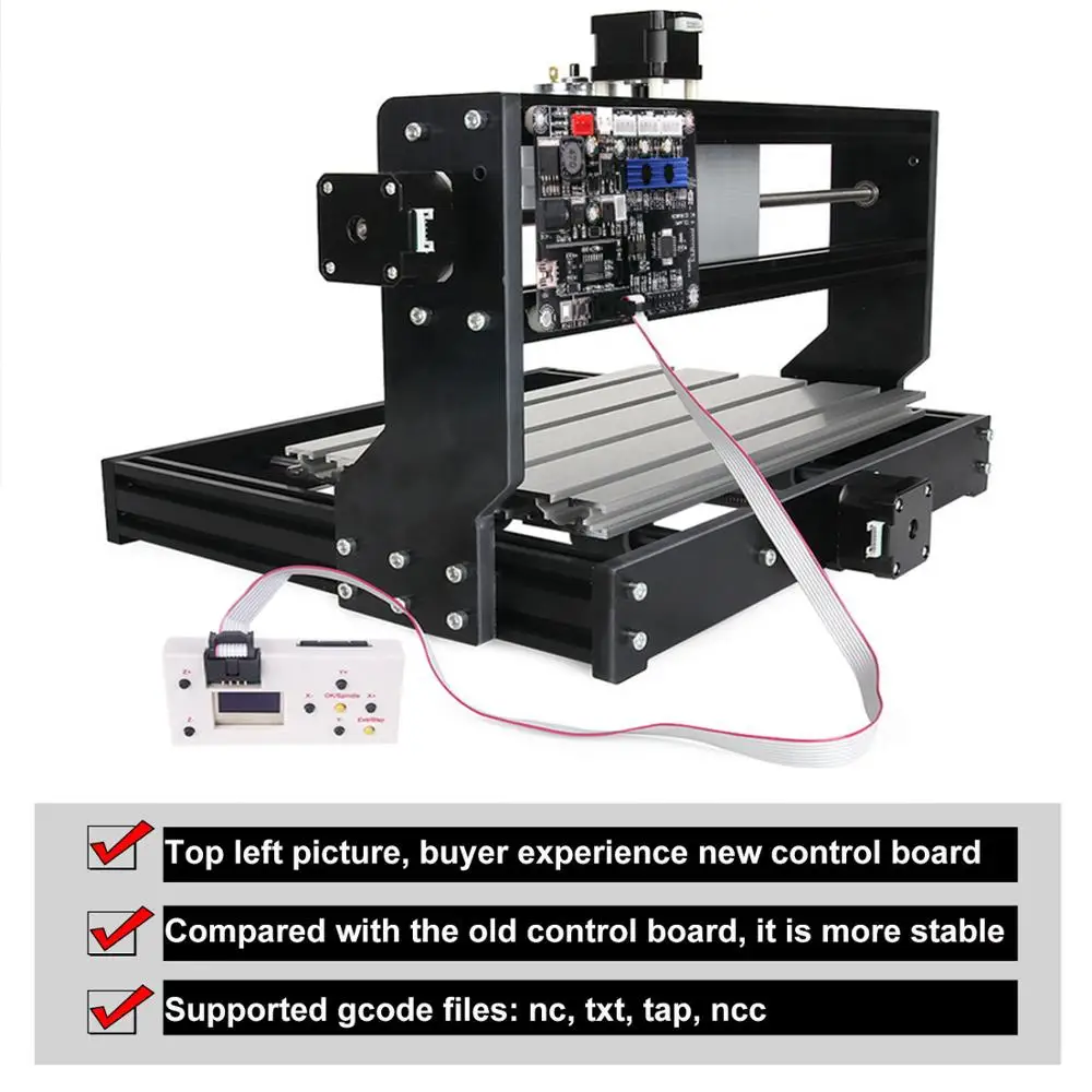CNC 3018 PRO лазерный гравер ЧПУ деревообрабатывающий станок GRBL ER11 Хобби DIY гравировальный станок для дерева PCB PVC мини CNC3018 гравер