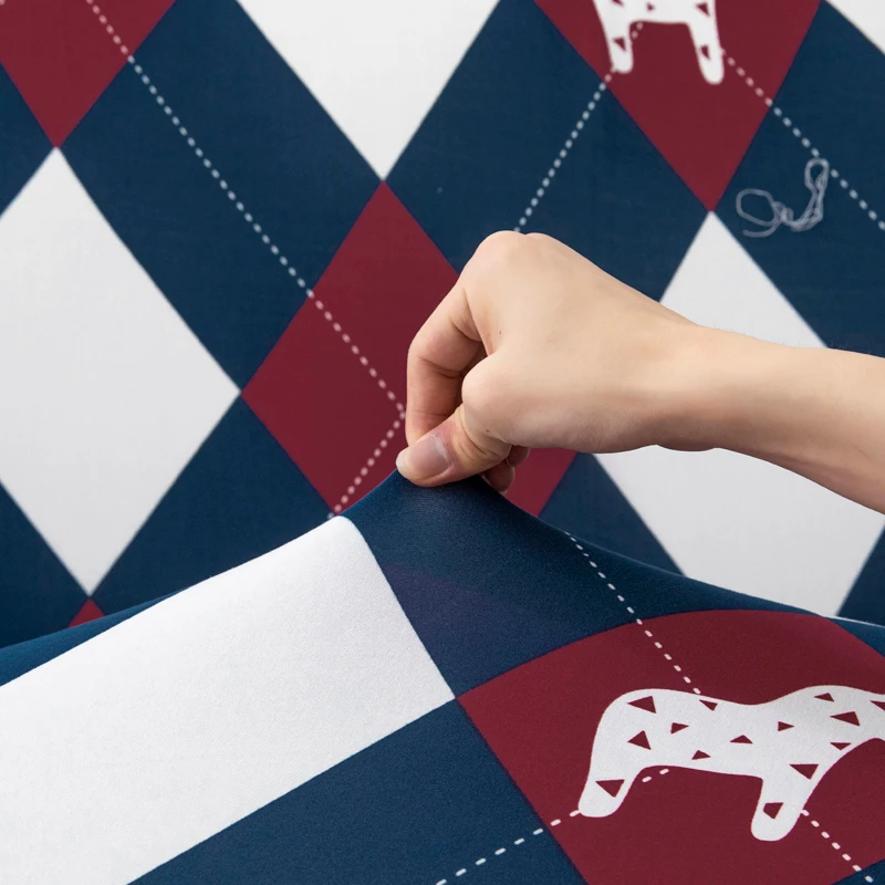 Современный клетчатый Эластичный секционный угловой чехол Afervor для дивана