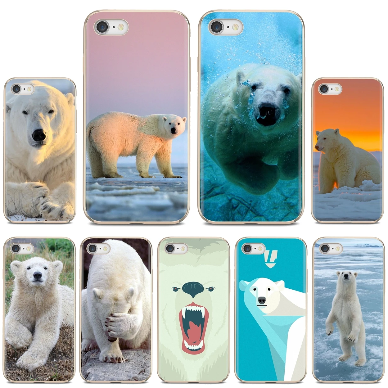 Мягкий силиконовый чехол из ТПУ для Xiaomi mi Redmi Note 3 4 4X 5 6 7 8 8t 9 9s 9t 10 pro lite bear-lovely-white-polar