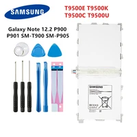 samsung orginal tablet t9500e t9500k t9500c t9500u battery 9500mah for samsung galaxy note 12 2 p900 p901 p905 t900 p900 tools