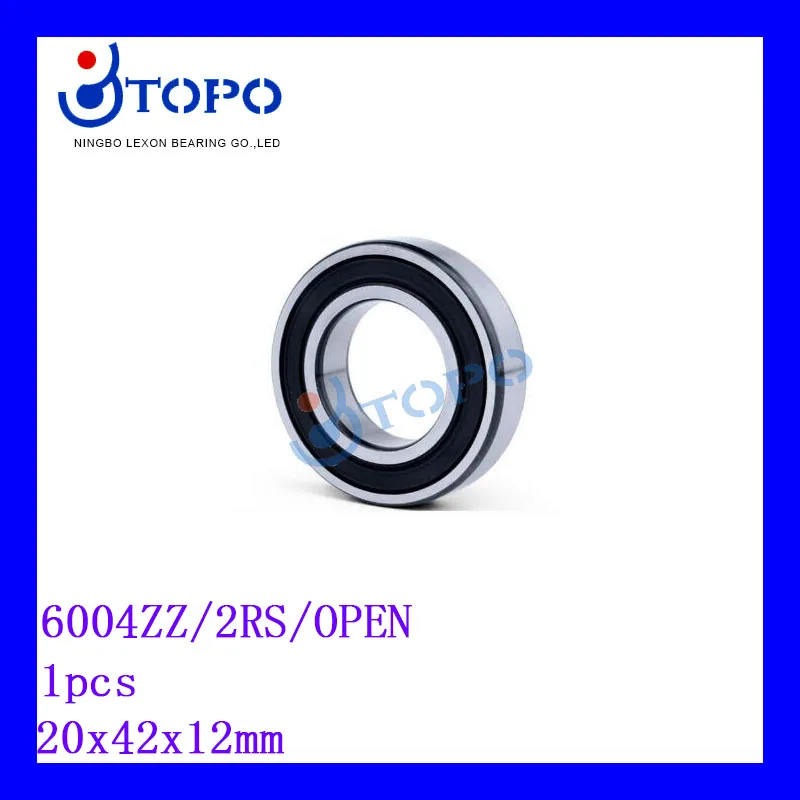 Шариковые подшипники с глубоким желобом 6004 ZZ/2RS/OPEN 20*42*12 мм