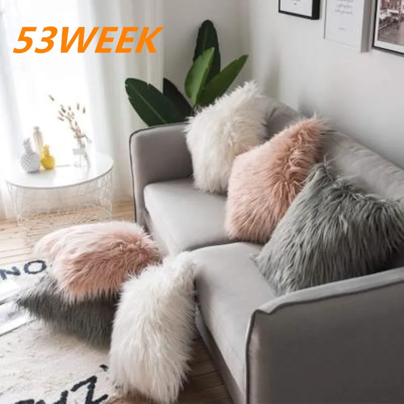 Плюшевая наволочка 53 недели в скандинавском стиле ins wind Современная