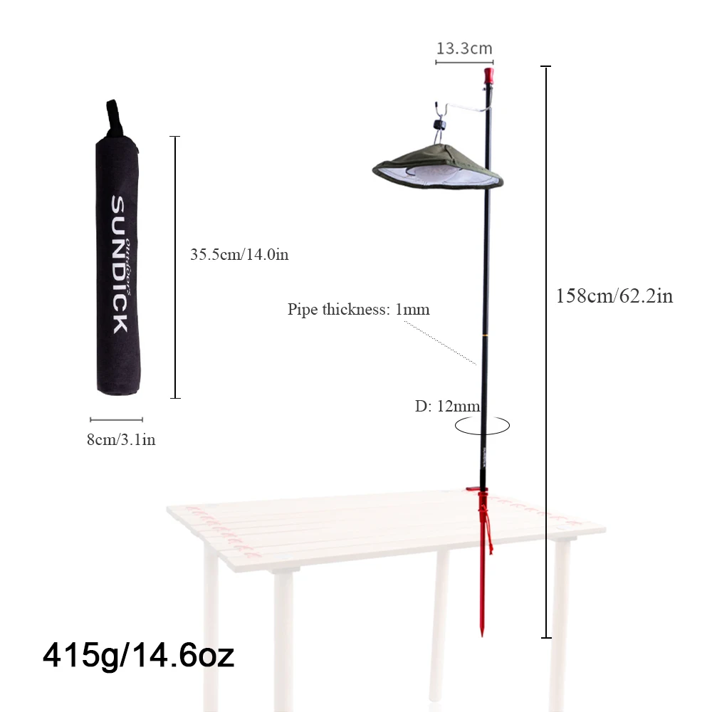 Съемная подставка для фонаря лампа штатив Кемпинг лампы кронштейн держатель