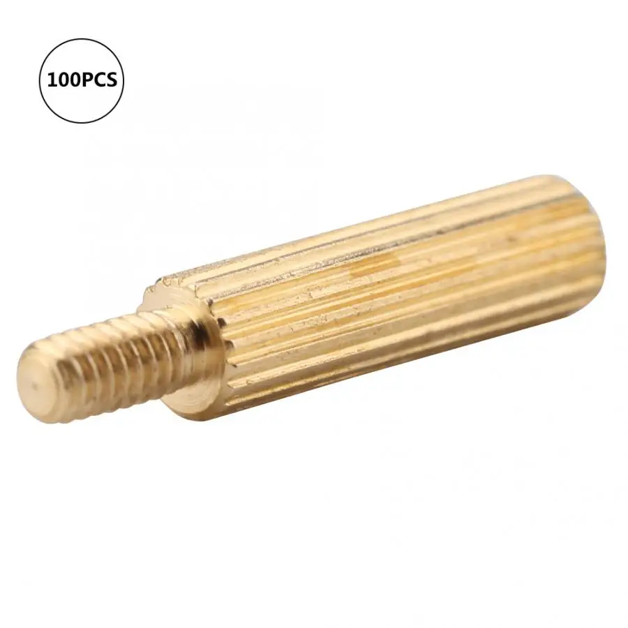 100 шт M2 Мужской Женский контейнер с раздельными отсеками для латунных изделий