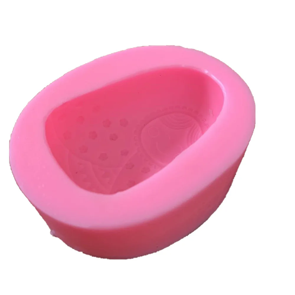 Детские русские куклы силиконовая форма для мыла 3d ручной работы формы рукоделия