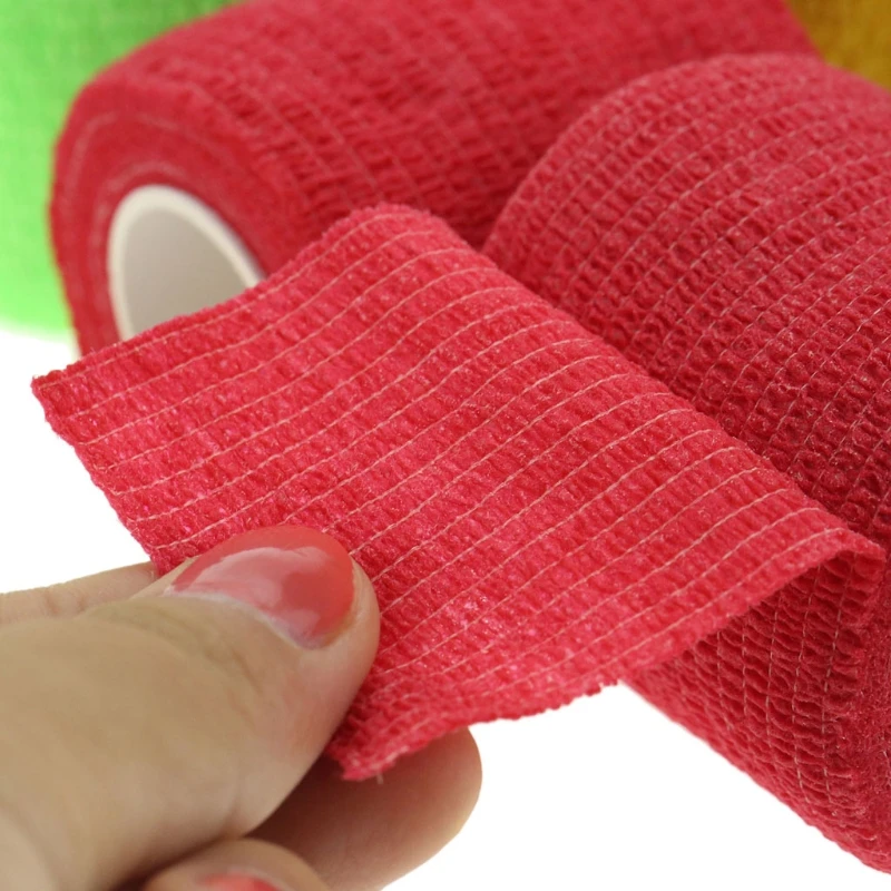 

5cm x 4.5m Self Adhesive Elastic Bandage First Aid Kit Colorful Tape New 652D