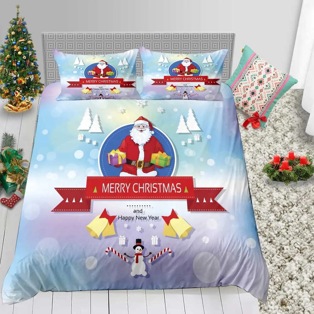 

Thumbedding Children Bedding Set Christmas Single Cartoon Duvet Cover Festival Decoration King Queen Twin Full Double Bed Set
