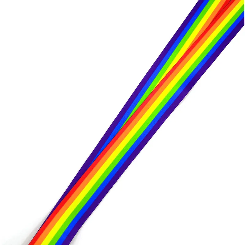 Rainbow Neck Strap Keychain Lanyard For Keys ID Badge Holder Mobile Phone Straps Hang Rope Webbing Necklace Lanyards Keycord | Мобильные