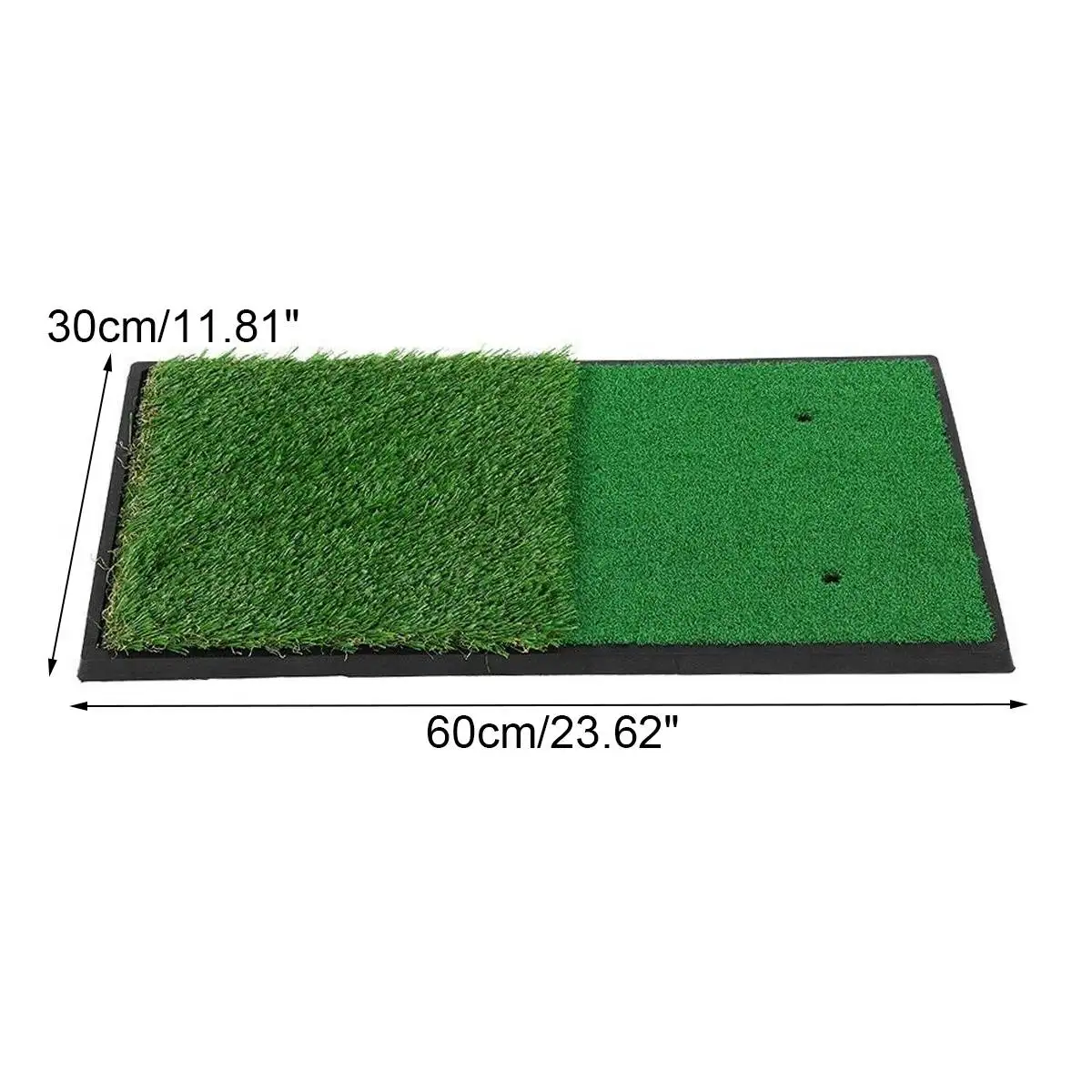 

60x30cm Golf Training Mat Grassroots Backyard Golf Mat Golf Training Aids Outdoor and Indoor Hitting Pad Practice Grass Mats