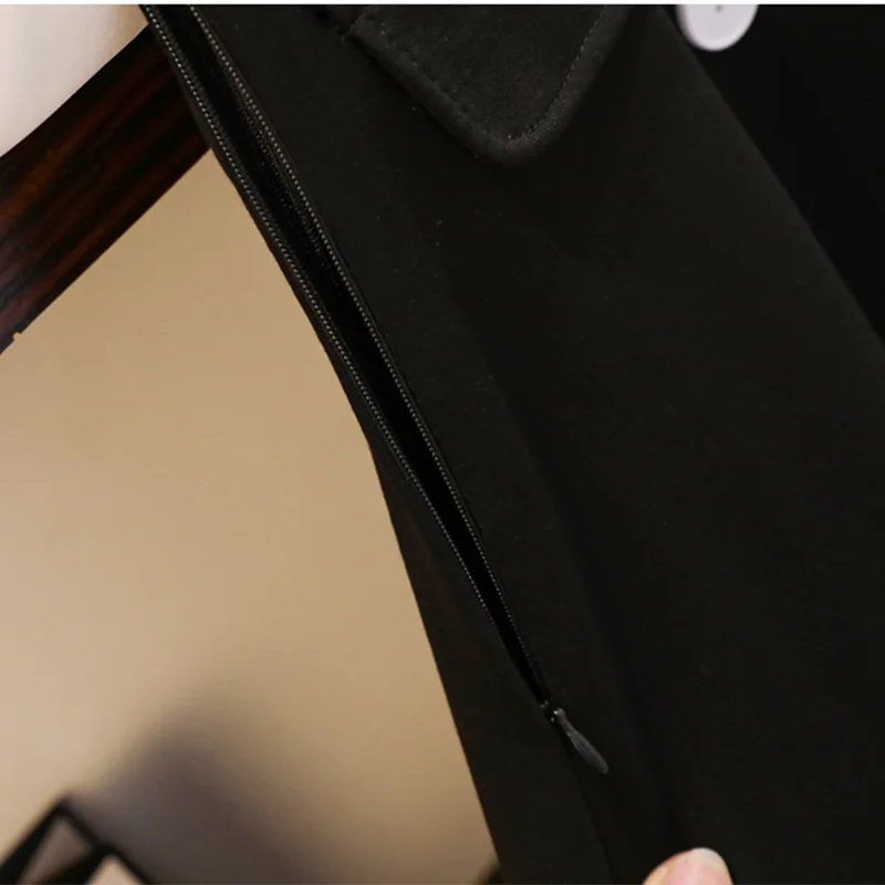 Офисная Леди 2020 зубчатый двубортный Выпускные вечерние платья для женщин с