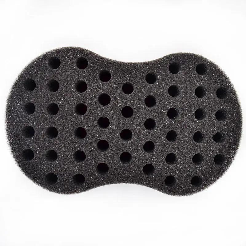 Двусторонняя Парикмахерская Кисть для волос Губка дредс Блокировка спиральная