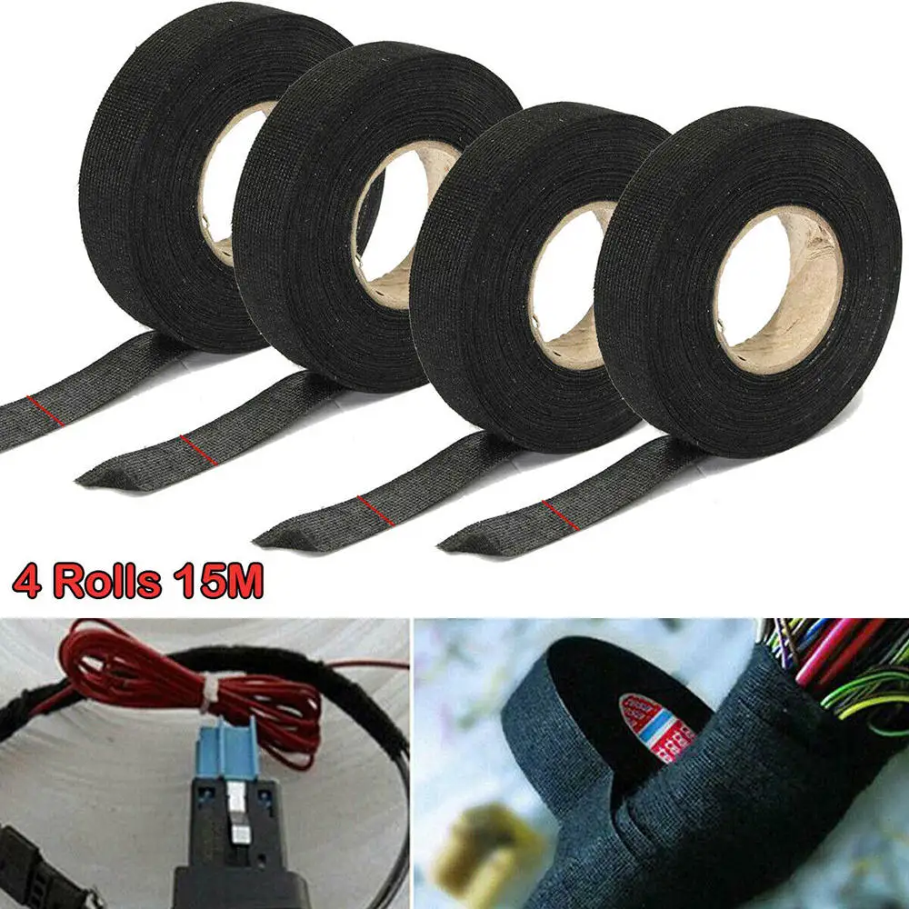 4xcar лента кабельный ткацкий станок полезный клей проводка авто жгут 15 м * мм
