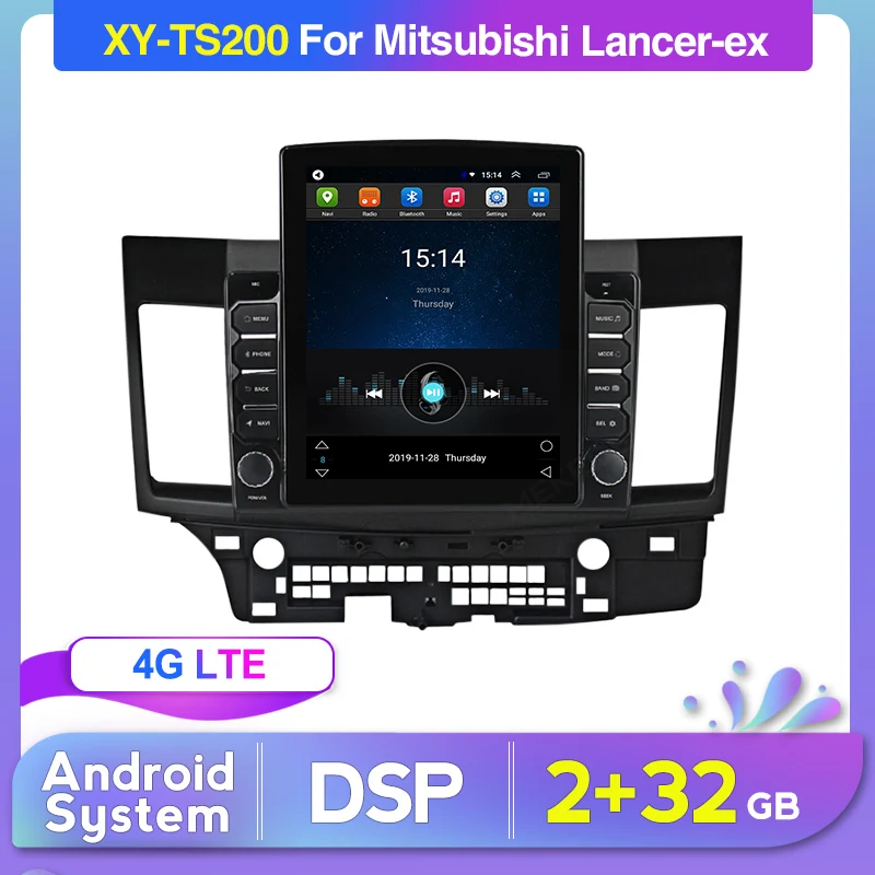 4G LTE Android система для Mitsubishi Lancer-ex 2008 2009 2010 2011-2015 Мультимедиа Стерео DVD плеер