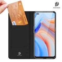 for oppo reno 4 5g dux ducis skin pro series flip cover luxury leather wallet case full good protection steady stand