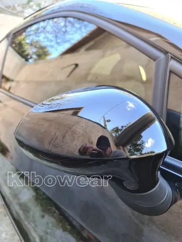 Черные крышки зеркала крыла для Seat LEON 1P IBIZA 6J EXEO 3R запасная сторона заднего вида