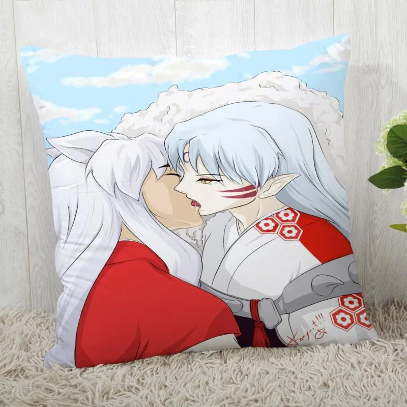 Наволочки на заказ InuYasha квадратная наволочка Рождественская Наволочка на молнии наволочка 40*40 см, 45*45 см(с одной стороны - Цвет: Pillowcase 13