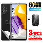 Экран Защитная пленка для телефона для Samsung A72 5G 4G 72 гидрогель пленка протектор экрана фотопленка для A52 a32 a12 a42 сенсорный экран стекло объектива