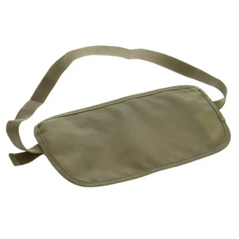 Регулируемый нейлоновый поясной ремень дорожная сумка для скрытого паспорта